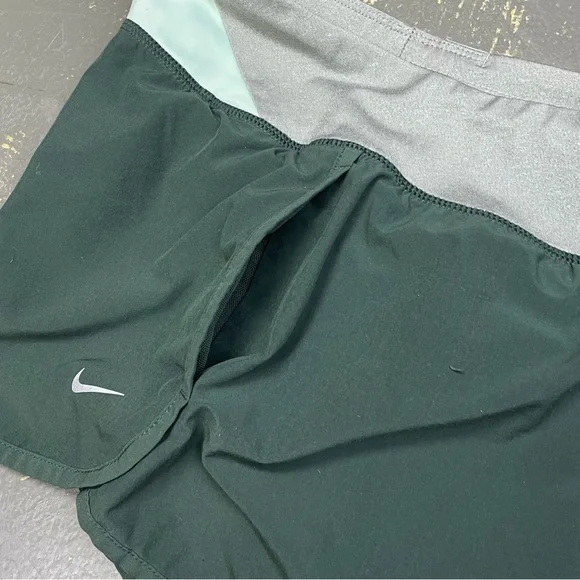 Nike Flex 4” Running Shorts 520308-332 XS Green Grey Mint Tennis Ace Court - Picture 6 of 13